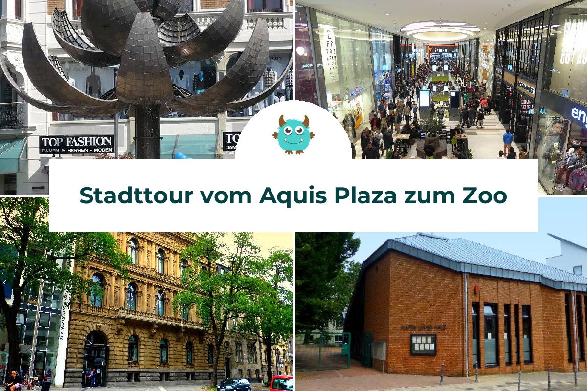Stadttour vom Aquis Plaza zum Zoo in Aachen