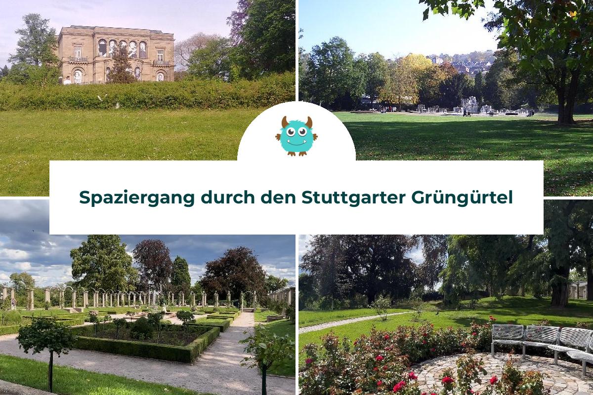 Spaziergang durch den Stuttgarter Grüngürtel in Stuttgart