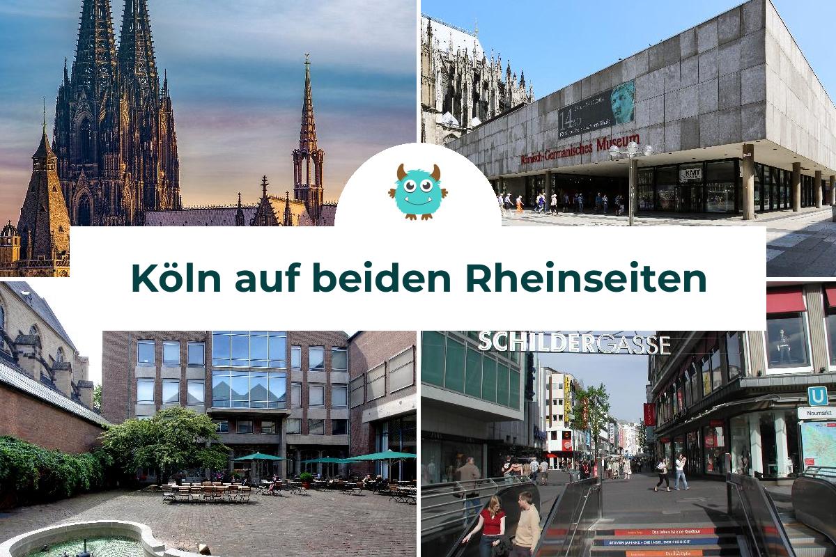 Köln auf beiden Rheinseiten in Köln